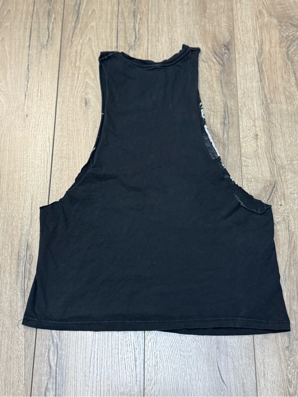 Poison Graphic Band Tee Muscle Tank Vintage Wash Black Size Small - Picture 3 of 15